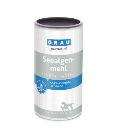 Gray - the original - 100 % pure sea algae flour for fur pigmentation for dense & shiny fur 1 Pack (1 x 800 g) supplementary feed for dogs & cats - Buy Online on GoSupps.com