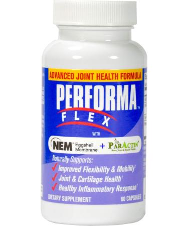 Performa Flex Joint Health Supplement- Natural Eggshell Membrane (NEM) Paractin Bromelain Boswellia and Devil s Claw Extract- Supports Joint & Cartilage Health