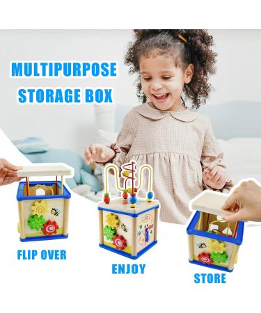 Surplex Motor Cubes Pearls Labyrinth - 5-in-1 Play Center Activity Cube for Babies | Montessori Learning Toys | Perfect Gift for Boys & Girls 12 Months+ - Buy Online on GoSupps.com