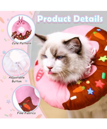Halinuia Soft Anti-Bite Cat Collar - 2 Piece Donut Design for Kittens & Puppies | Protective Post-Surgery Care - Buy Online on GoSupps.com