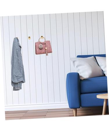 Alipis 4 Pcs Bathroom Towel Hook Black Hooks for Hanging Multifunctional Brass Wall Hooks Clothing Indoor 3X1.8X1.8CMx2pcs Goldenx2pcs - Buy Online on GoSupps.com