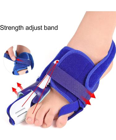 Bunion Corrector Brace for Women & Men - Toe Straightener & Pain Relief Splint - Adjustable Bunion Valgus Hallux Support (Left) - Buy Online on GoSupps.com