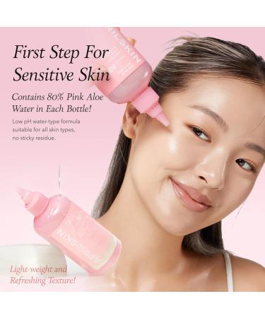 APRILSKIN Pink Aloe Vita Toner - Hydrating & Soothing 80% Aloe Vera Water | Vegan Korean Skin Care | Reduces Redness & Controls Sebum (8.45 fl. oz - Buy Online on GoSupps.com