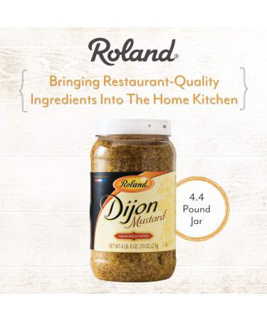Roland Grained French Dijon Mustard 4.4lb - Specialty Imported Food - Buy Online on GoSupps.com