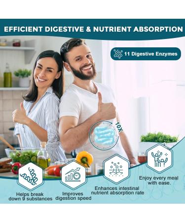 Probiotics for Women-Men Digestive Health with 120 Billion CFUs Prebiotics and Probiotics for Women-Men Digestive Enzymes Nutrient Absorption Immune Support 90 Veggie Caps (45 Days Supply) - Buy Online on GoSupps.com