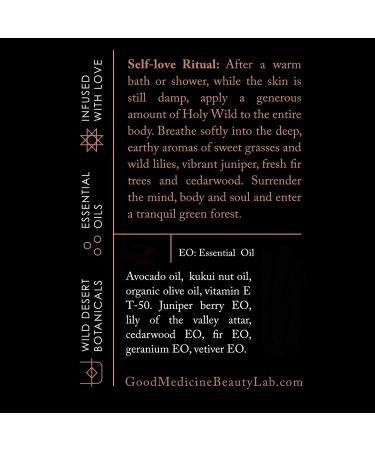 Good Medicine Beauty Lab Holy Wild Deep Forest Body Oil | Nutrient Rich Hydration & Skin Glow | Skincare for Women & Men (4 oz) - International Shipping Available - Buy Online on GoSupps.com