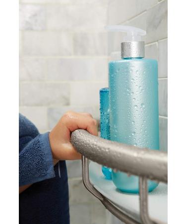 Moen R2356DBN Safety 16-inch Bathroom Grab Balance Assist Bar with Shelf  Brushed Nickel - Buy Online on GoSupps.com