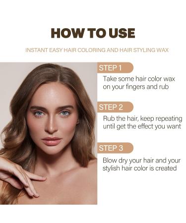 Temporary Hair Color Wax - Easy Washout Hair Dye for Halloween & Cosplay (Brown 4.23 oz) | Vibrant Hair Spray Color for Parties - Buy Online on GoSupps.com