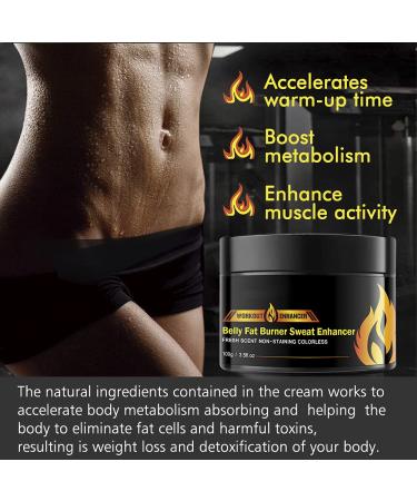 Hot Cream 2Pack Fat Burning Gel | Natural Sweat Enhancer for Belly & Body | Cellulite Treatment | Slimming Cream for Men & Women - 3.5 Oz - Buy Online on GoSupps.com