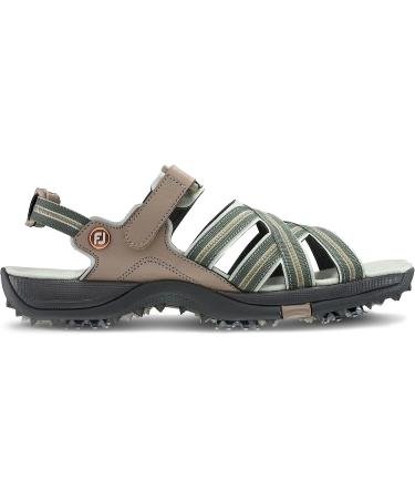 FootJoy Women's Golf Sandals Shoes 9 in Tan/Light Grey - Stylish & Comfortable - Buy Online on GoSupps.com