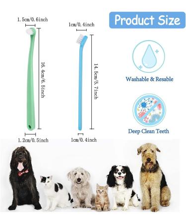 CAVLA 4 Pcs Small Dog Toothbrushes Cat Toothbrush Mini Head Soft Bristle Pet Toothbrush Pet Dental Care Kit Pet Oral Cleaning Products for Puppy Kitten Cats&Small Breed Dogs (B) - Buy Online on GoSupps.com