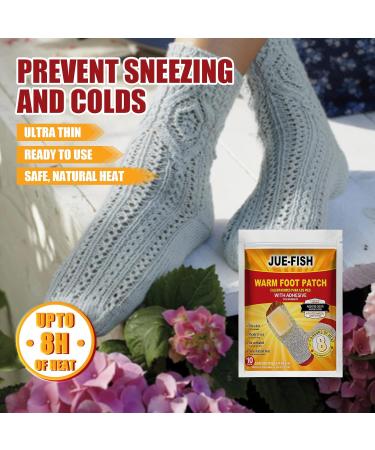 10 Piece Toe Warmers - Durable & Safe Air Activated Heating Pillows | 8 Hours of Natural Heat Stickers for Women - Shop Internationally! - Buy Online on GoSupps.com