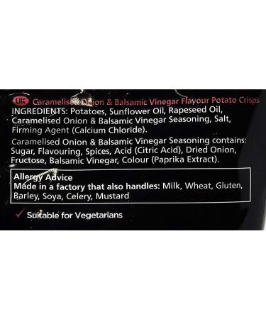 Balsamic Vinegar & Caramelised Onion Crisps 150g - Pack of 1 - Buy Online on GoSupps.com