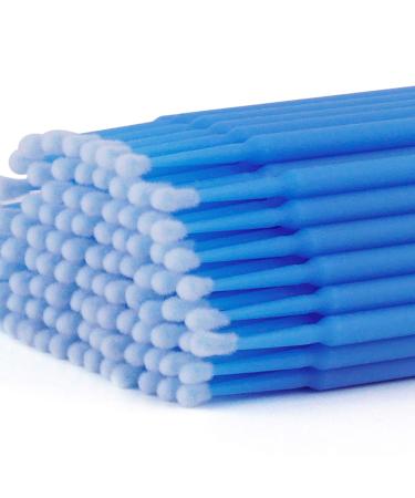 Cuttte 500 PCS Disposable Microbrush Applicators for Eyelash Extensions & Makeup - Blue (2.5mm Head) - Buy Online on GoSupps.com