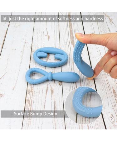 Sensory Chew Toys for Kids with ADHD and Autism - Silicone Teething Tool for Biting Needs - Chewelry for Children-LightSkyBlue - Buy Online on GoSupps.com