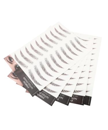 POPETPOP 5 Sheets Eyebrow 3d Sticker Stickers 3d Eyebrow Sticker Artificial Eyebrow Tattoos Water Proof Tool