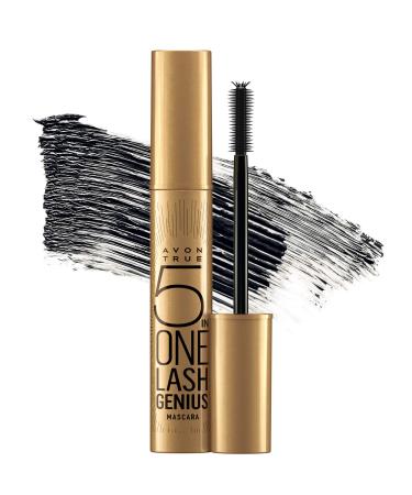 True Colour Lash Genius Mascara 5 en 1 Noir Avon Noir 10 ml (Lot de 1)