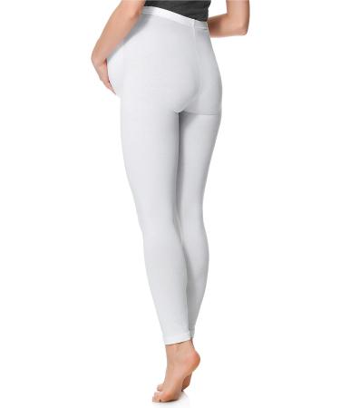 Be Mammy Maternity Leggings Tights BE20-230 XXL White - Comfortable Pregnancy Wear - Buy Online on GoSupps.com