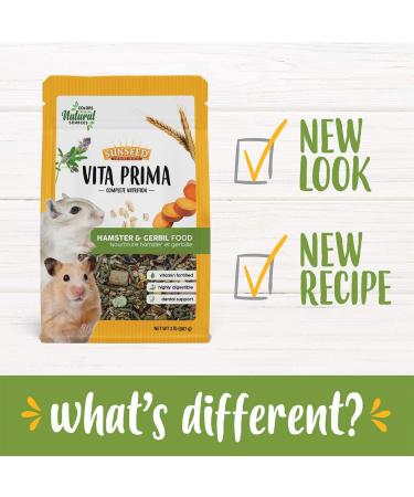 Sun Seed Vita Prima Hamster & Gerbil Food 2lb - Nutritious Blend for Small Pets - Buy Online on GoSupps.com