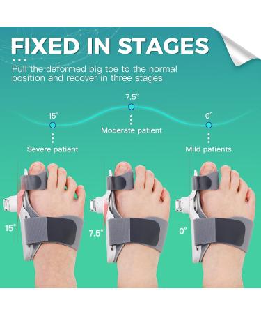 Moenmedic Bunion Corrector for Women and Men - Adjustable Toe Separator Straightener for Various Bunion Symptoms (1PC) - Buy Online on GoSupps.com