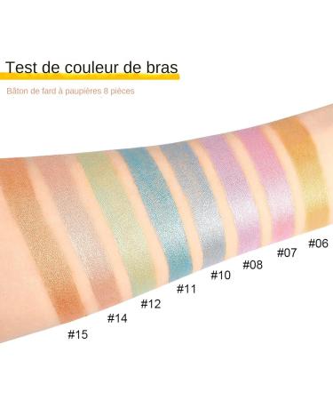  Stronrive Eyeshadow Pen Cream Eyeshadow Stick - 8 Piece Eyeshadow Applicator Pen | Long Lasting Eye Stick Smudge Resistant Shimmer Cream - Buy Online on GoSupps.com