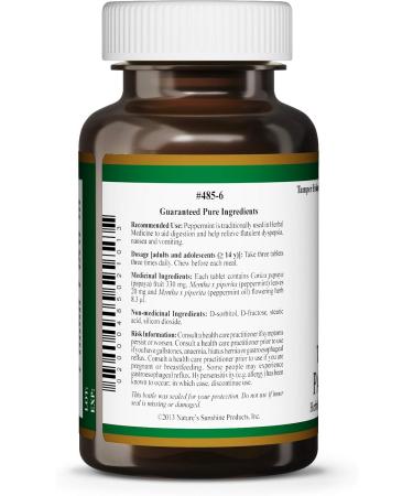 Nature's Sunshine Papaya Mint 70 chewable tablets - Buy Online on GoSupps.com