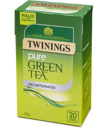 Twinings Decaf Pure Green Tea Pack of 60 - Buy Online on GoSupps.com