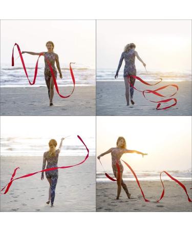 Tinabless Dance Ribbons Streamers (10 pcs) - 6.6Ft Gymnastics Ribbon Wands for Kids - Buy Online on GoSupps.com