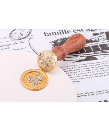 Eucalyptus Wax Seal Stamp for Wedding Invitations and Gifts | Vintage Plant Design by Yoption - Buy Online on GoSupps.com