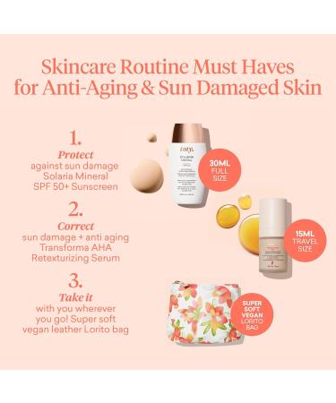 Always Bonita Kit - SPF 50+ Sunscreen & AHA Serum for Sun-Damaged Skin | Anti-Aging Trial Set by Sofia Vergara - Buy Online on GoSupps.com
