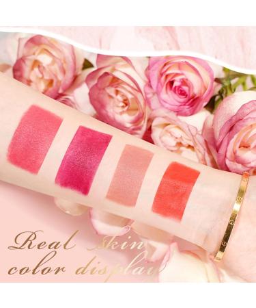  G n rique Matte Lipstick Makeup Set Matte Lip Tint - Women's 4-Color Velvet Lipstick Set Moisturizing Makeup Lipstick Set Tint Kit - Buy Online on GoSupps.com