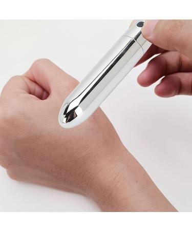 Mini Hand-Held Muscle Massage Device - Relieves Tiredness & Improves Blood Circulation | Acupuncture Massage for Neck & Shoulders (Silver) | International Shipping - Buy Online on GoSupps.com