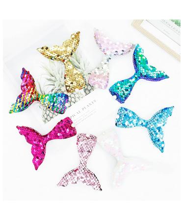 Shullin 8-Piece Multi-Colored Glitter Hair Clips Set for Kids | Stylish Hair Jewelry for Babies & Girls - Buy Online on GoSupps.com