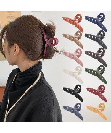 Elegant Slide-Resistant Matte Acrylic Hair Clips for Women & Girls - Large Glue Clamp Hair Holders - International Shipping Available - Buy Online on GoSupps.com