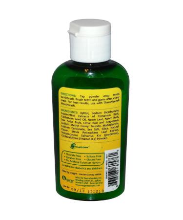 TheraNeem Tooth & Gum Powder - Cinnamint | Organic Dental Care | 40g | International Shipping - Buy Online on GoSupps.com