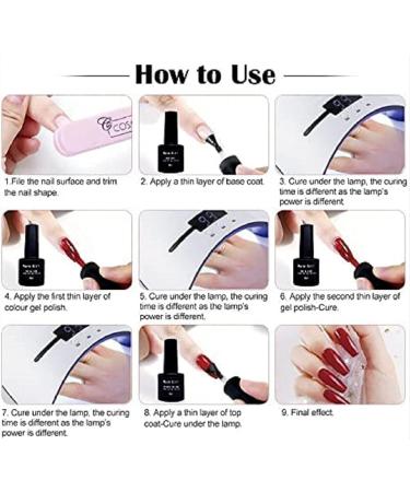 Warm Girl 27-Piece UV Nail Polish Set | Gel Color & Top Coat for Stunning Nail Designs - International Shipping Available - Buy Online on GoSupps.com