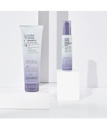 Giovanni 2chic Ultra-Shine Leave-In Elixir 4 oz | All Hair Types | Tsubaki Oil & White Tea | Detangles & Smooths Frizz - Buy Online on GoSupps.com
