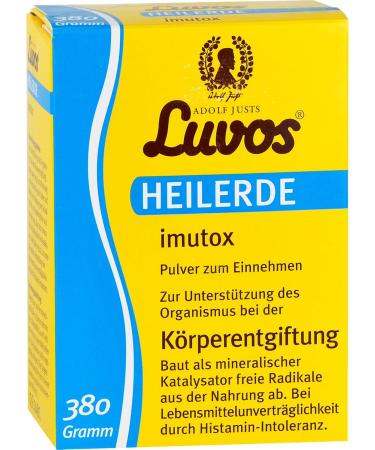 Luvos Healing Clay Imutox Powder 380g - Natural Detox & Skin Care | Buy Online Worldwide - Buy Online on GoSupps.com