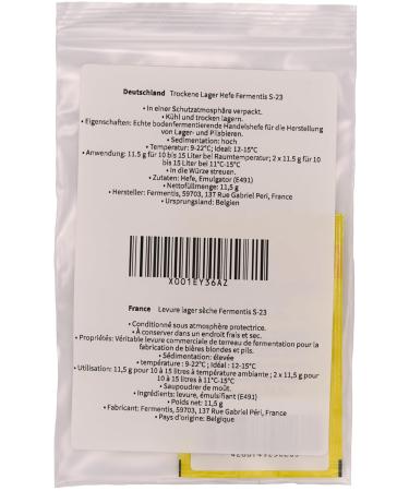 Buy Fermentis Beer Yeast US-05 W 34/70 S-33 & S-23 | Top & Bottom Fermenting Yeasts for Brewing - Buy Online on GoSupps.com