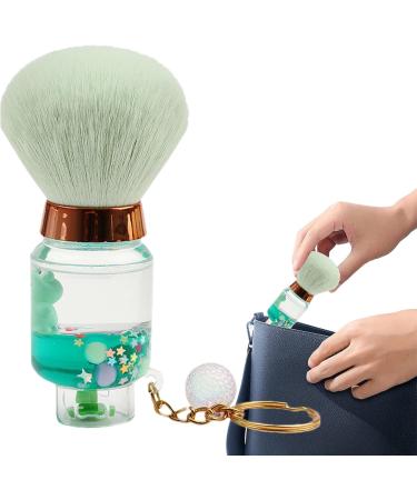 Bexdug Makeup Brushes Soft Blush Loose Powder Brush - Face Powder Brush Large Makeup Tool Powder Brush for Shadow and Highlight Green - Buy Online on GoSupps.com