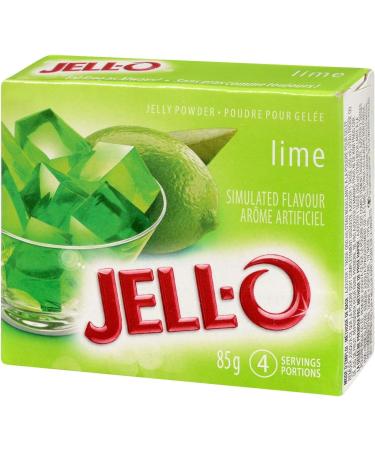 Jell-O Lime Jelly Powder Gelatin Mix 85 gr Box - Buy Online on GoSupps.com