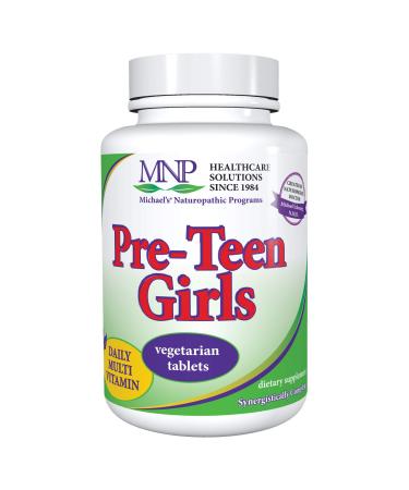 Michael's Naturopathic Pre-Teen Girls Daily Multi Vitamin 120 Vegetarian Tablets