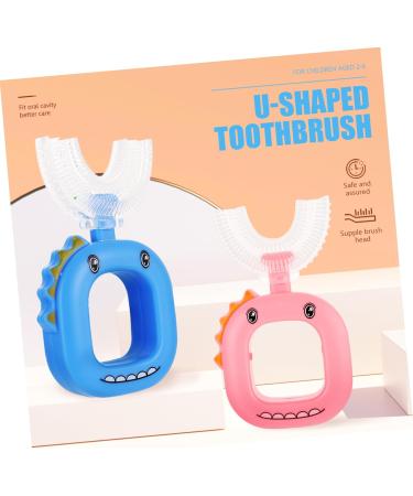 Minkissy U-Shaped Toothbrush for Children - 10 Pack Food-Grade Portable Cleaning Tools for Kids - Buy Online on GoSupps.com
