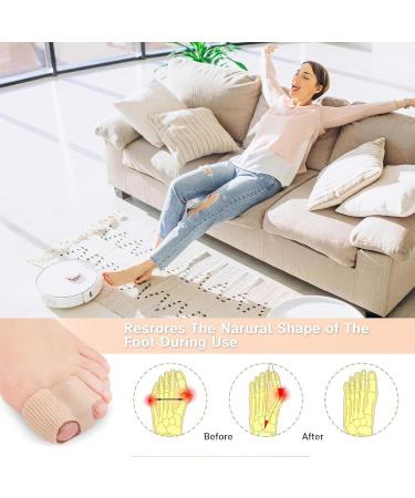 Zxchome Hallux Valgus Correction - Bunion Corrector & Silicone Shock Absorber - 2 Pairs - Buy Online on GoSupps.com