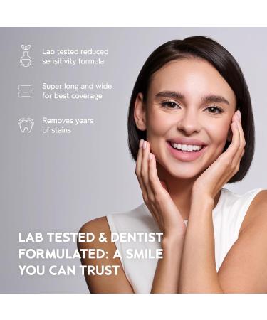 InoPro Natural Teeth Whitening Strips Kit 21 Treatments - Sensitive Teeth Whitener Peroxide Free with Papain Bromelain Coconut Oil White Strips for Teeth Whitening (42 Strips) 42 Count (Pack of 1) - Buy Online on GoSupps.com