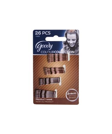 Goody Colour Collection Brunette Mini Bobbies - 26 Pcs