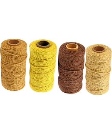 Coheali 12 Rollen Macrame Baumwollgarn | Naturk chengarn f r DIY & Backen | Hochwertige 3er Set | 10x5x5cm - Buy Online on GoSupps.com