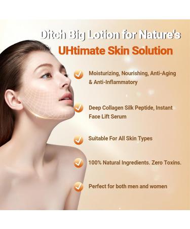 Fneute Silk Peptide Intensive Lifting Ampoule 2026 New Silk Lifting Peptide Ampoule: Korean Anti-Aging Serum for Wrinkle Care & Plumping Natural Collagen Lifting Serum for All Skin Types (1 Bottle) - Buy Online on GoSupps.com