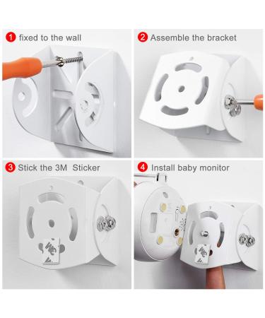 Adjustable Angle Wall Mount for Baby Monitors - Aluminum Alloy | Universal Camera Holder - Buy Online on GoSupps.com