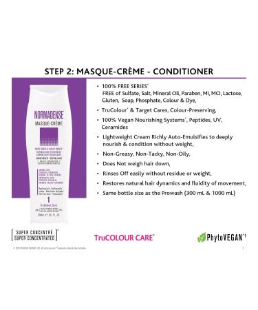 NORMADENSE 1 Vegan Biotin Conditioner | 1-Minute Normalizing Hair Mask for Dry & Weakened Hair - International Shipping Available - Buy Online on GoSupps.com